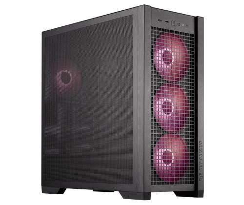 Case ASUS TUF Gaming GT302 ARGB MidiTower Case product features Transparent panel Not included...