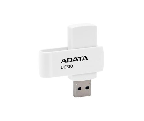 MEMORY DRIVE FLASH USB3.2 64GB/WHITE UC310-64G-RWH ADATA