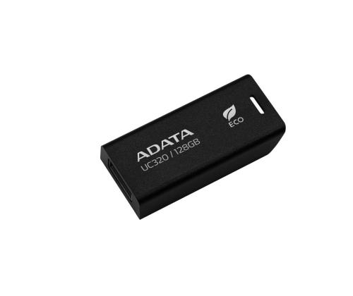 MEMORY DRIVE FLASH USB3.2 128G/BLACK UC320-128G-RBK/BK ADATA