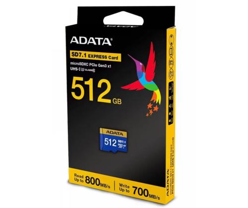 MEMORY MICRO SDXC 512GB SD7.1/UD512GEX3L1-C ADATA