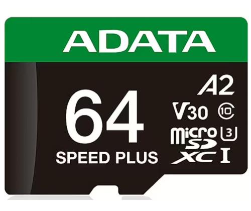 MEMORY MICRO SDXC 64GB UHS-I/UD64GUI3V30A2SP-RA1 ADATA