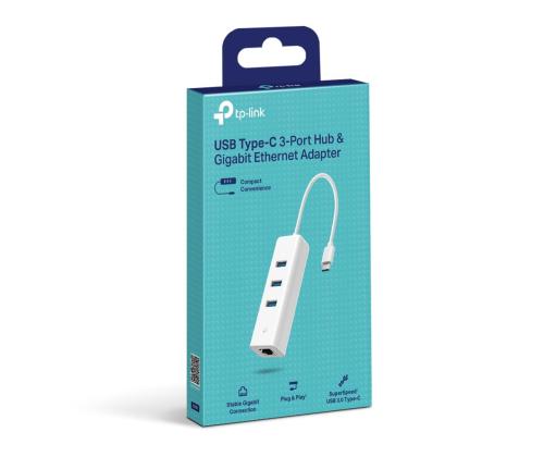 NET ADAPTER USB3 3PORT 1000M/UE330C TP-LINK