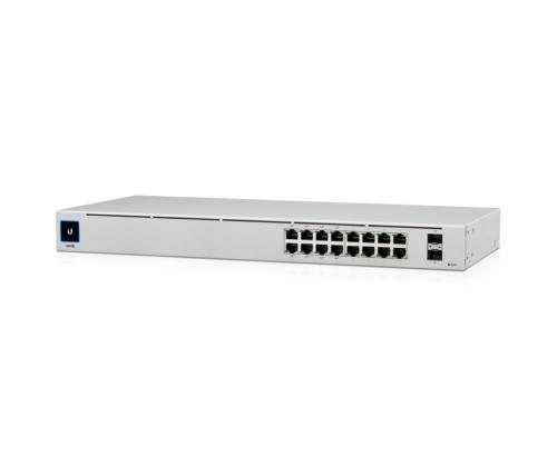 Switch UBIQUITI USW-16-POE Type L2 Desktop/pedestal Rack 16x10Base-T / 100Base-TX / 1000Base-T...