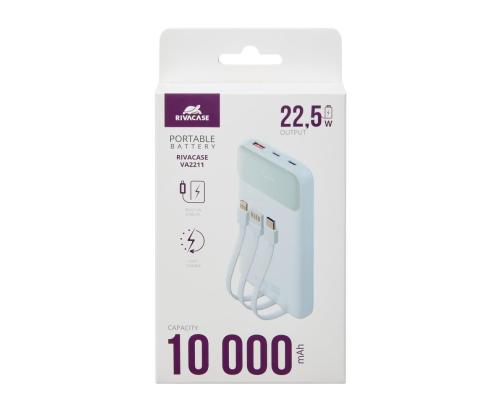 POWER BANK USB 10000MAH/VA2211 WHITE RIVACASE