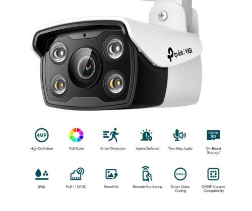 NET CAMERA BULLET H.264 4MP/VIGI C340(4MM) TP-LINK