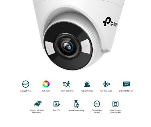 NET CAMERA TURRET H.264 4MP/VIGI C440(2.8MM) TP-LINK