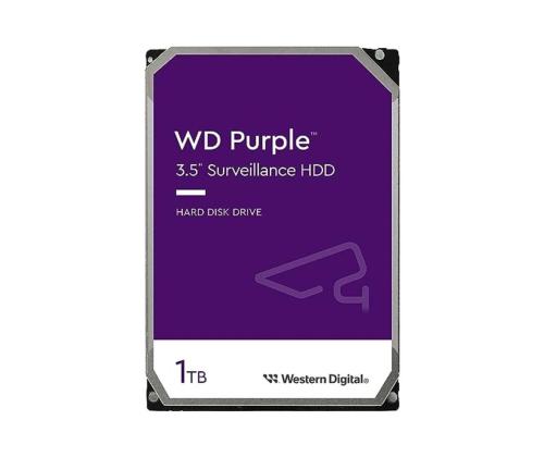 HDD WESTERN DIGITAL Purple 1TB SATA 3.0 64 MB 5400 rpm 3,5" WD11PURZ