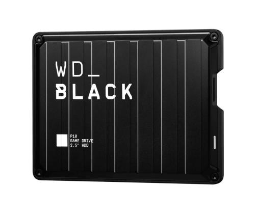 External HDD WESTERN DIGITAL P10 Game Drive 5TB USB 3.2 Colour Black WDBA5G0050BBK-WESN