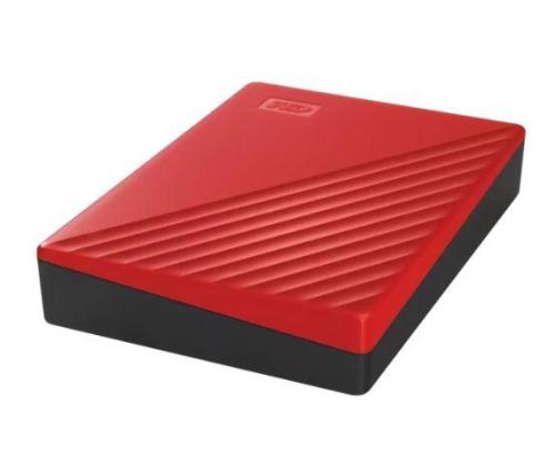 External HDD WESTERN DIGITAL My Passport 6TB USB 2.0 USB 3.2 Red WDBR9S0060BRD-WESN