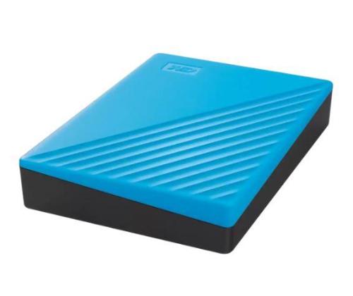 External HDD WESTERN DIGITAL My Passport 6TB USB 2.0 USB 3.2 Sky Blue WDBR9S0060BBL-WESN