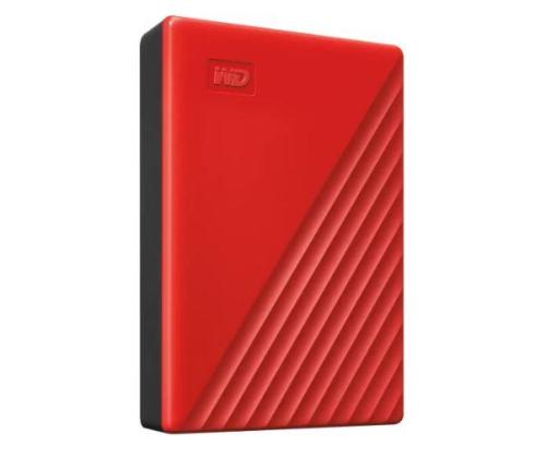 External HDD WESTERN DIGITAL My Passport 6TB USB 2.0 USB 3.2 Red WDBR9S0060BRD-WESN