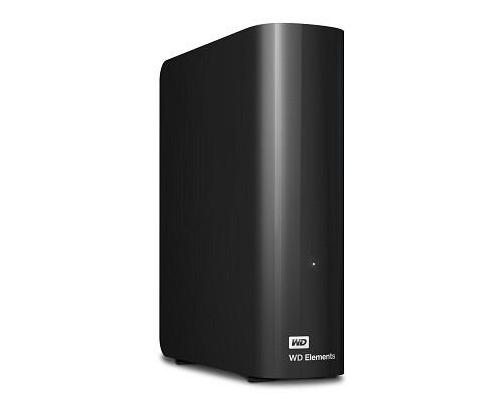 External HDD WESTERN DIGITAL Elements Desktop 4TB USB 3.0 Black WDBWLG0040HBK-EESN