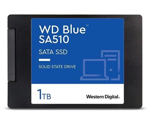 SSD WESTERN DIGITAL Blue SA510 1TB SATA 3.0 Write speed 510 MBytes/sec Read speed 560 MBytes/sec...