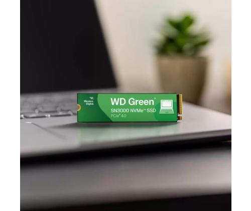 SSD WESTERN DIGITAL Green 2TB M.2 PCIe Gen4 NVMe Write speed 4200 MBytes/sec Read speed 5000...