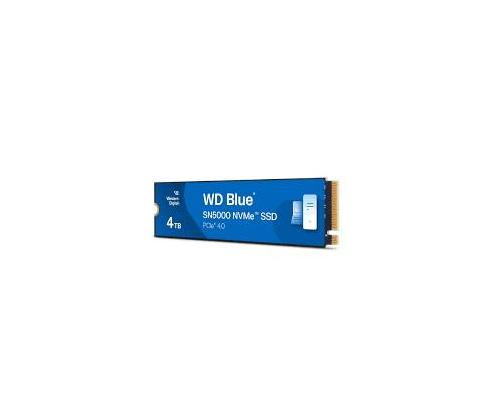 SSD WESTERN DIGITAL Blue SN5000 4TB M.2 PCIe Gen4 NVMe Write speed 5000 MBytes/sec Read speed...