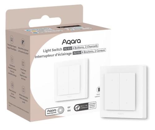 SMART HOME LIGHT SWITCH H2/WS-K08D AQARA