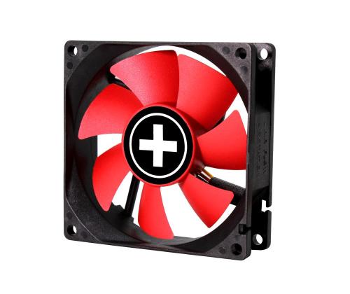 CASE FAN 80MM REDWING 3PIN+4P/12V XF037 XILENCE