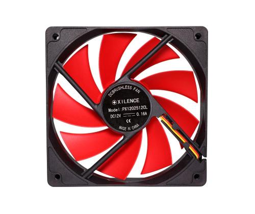 CASE FAN 120MM REDWING BIG4PIN/12V XF039 XILENCE