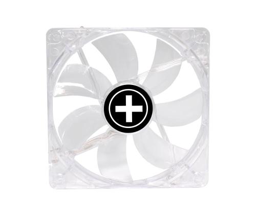 CASE FAN 120MM TRANSP 3PIN+4P/RED 12V XF046 XILENCE