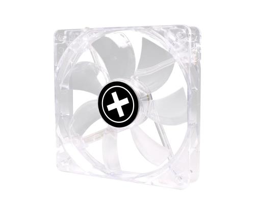 CASE FAN 120MM TRANSP 3PIN+4P/RED 12V XF046 XILENCE