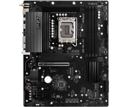 Mainboard ASROCK Intel Z890 LGA1851 ATX Memory DDR5 Memory slots 4 Z890PRO-AWIFI
