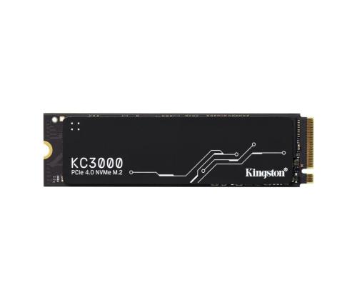 SSD|KINGSTON|KC3000|1TB|M.2|NVMe|3D TLC|Write speed 6000 MBytes/sec|Read speed 7000 MBytes/sec|TBW 800 TB|MTBF 1800000 hours|SKC3000S/1024G