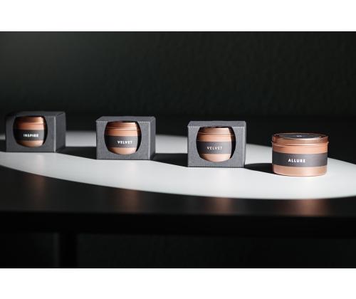 Lõhnaküünal CF Inspire 30h kuldses topsis