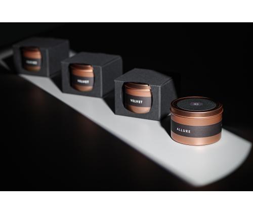 Lõhnaküünal CF Velvet 30h kuldses topsis