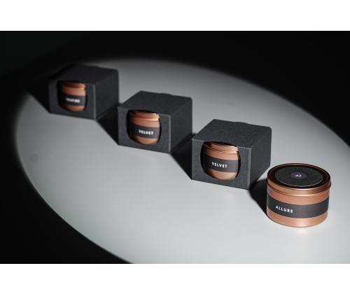 Lõhnaküünal CF Velvet 30h kuldses topsis