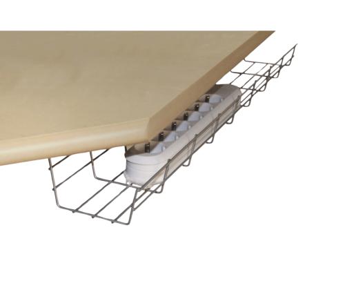 Kaablikorv kaablirenn metallist must laius 850 mm