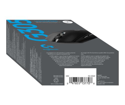 LOGI G305 Recoil Gaming Mouse BLACK EER2