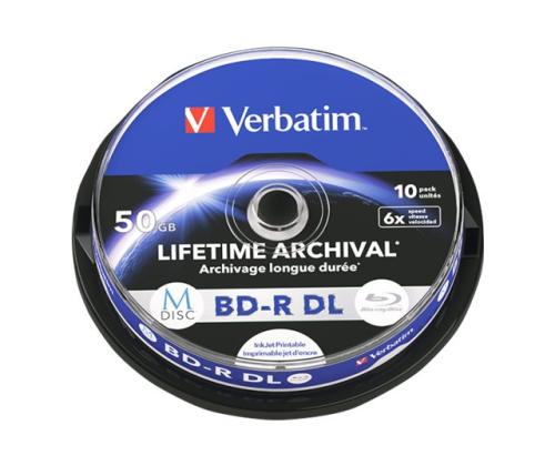 VERBATIM M-Disc BD-R DL 6X 50GB Inkjet