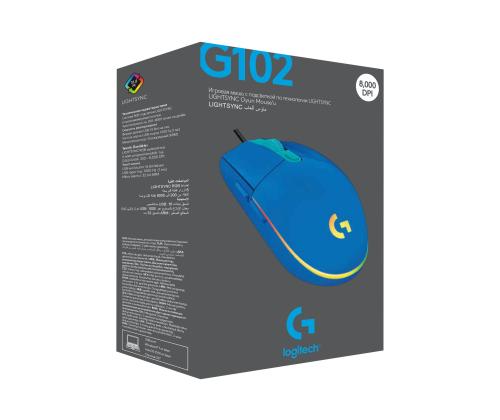 LOGI G102 Lightsync Blue EER