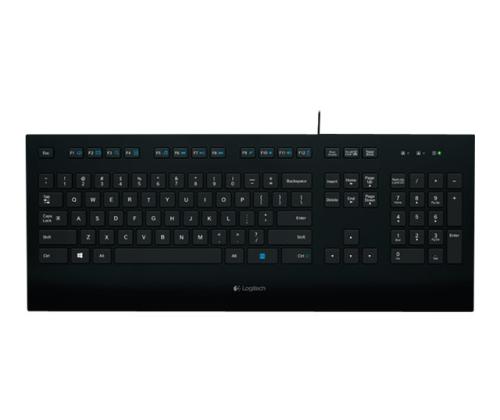 LOGI K280e corded Keyb.USB blackOEM(PAN)