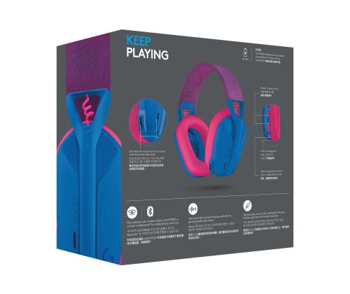 LOGI G435 LightSpeed Headset Blue