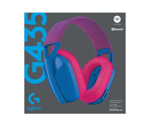 LOGI G435 LightSpeed Headset Blue