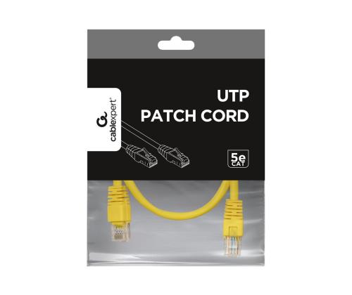 GEMBIRD CAT5e UTP Patch cord yellow 0.5m