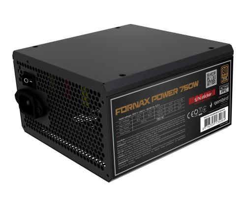 GEMBIRD Power supply unit 750W active PF