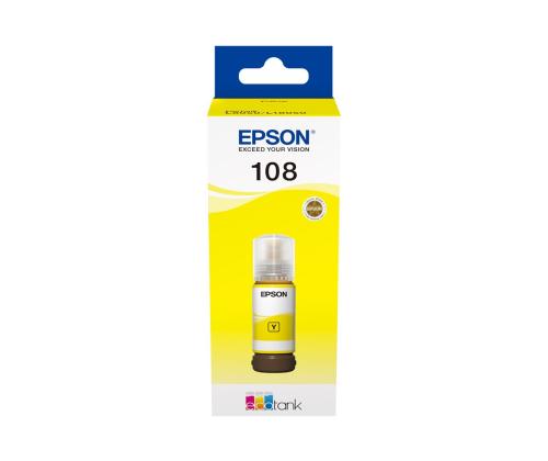 EPSON 108 EcoTank Yellow Ink Bottle