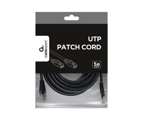GEMBIRD CAT5e UTP Patch cord black 5m