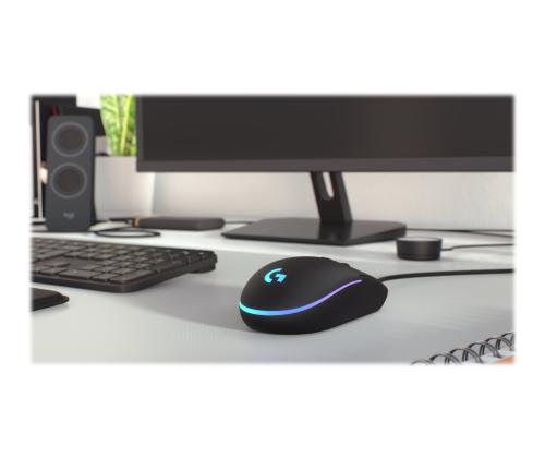 LOGI G203 LIGHTSYNC Gaming Mouse Black