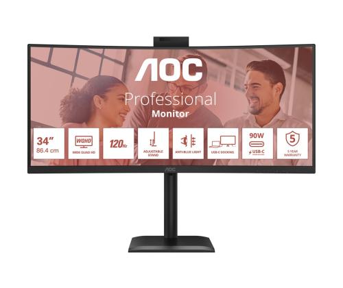 AOC 34inch 3440x1440 120HZ VA CURVED