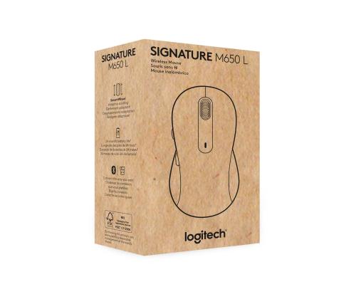 LOGI M650 L Wireless Mouse GRAPHITE