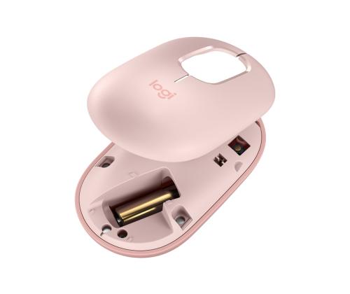 LOGI POP Mouse with emoji - ROSE