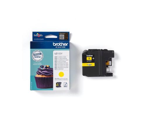 BROTHER LC123Y ink yellow 600pages