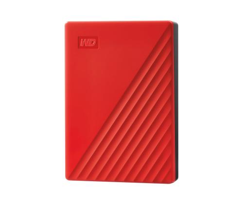WD My Passport 4TB portable HDD Red