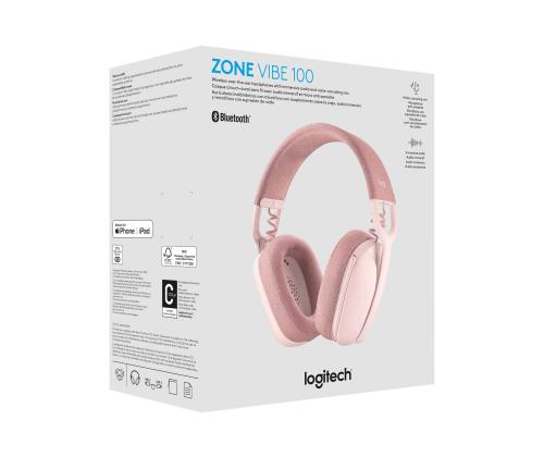 LOGI Zone Vibe 100 Headset full size