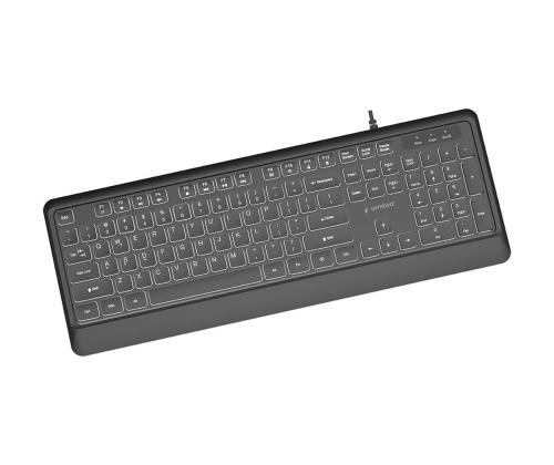 GEMBIRD Slim wired backlight keyboard