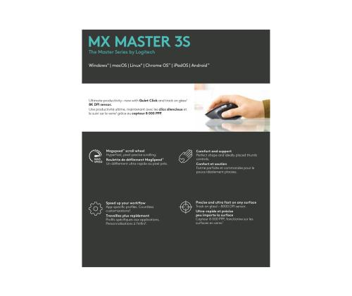 LOGI MX Master 3S Performance Mouse