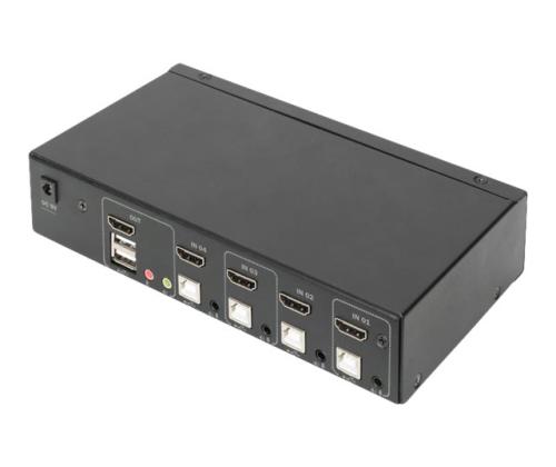 DIGITUS KVM Switch 2x1 HDMI 4-Port